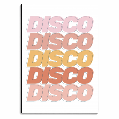 Disco Disco - personalised A4, A5, A6 notebook by The Native State