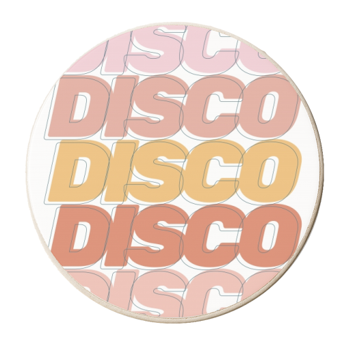 Disco Disco - personalised beer coaster by The Native State
