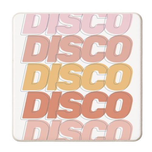 Disco Disco - personalised beer coaster by The Native State