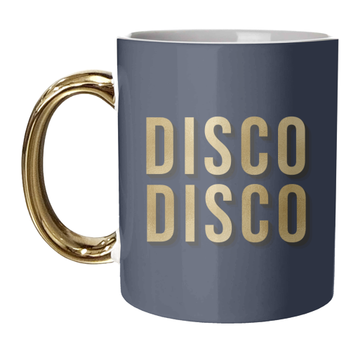 Disco Disco Typography Print - unique mug by Kind of Simple Designs