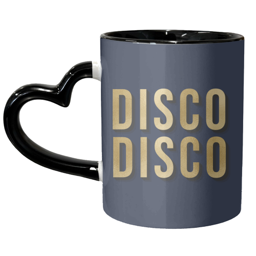 Disco Disco Typography Print - unique mug by Kind of Simple Designs