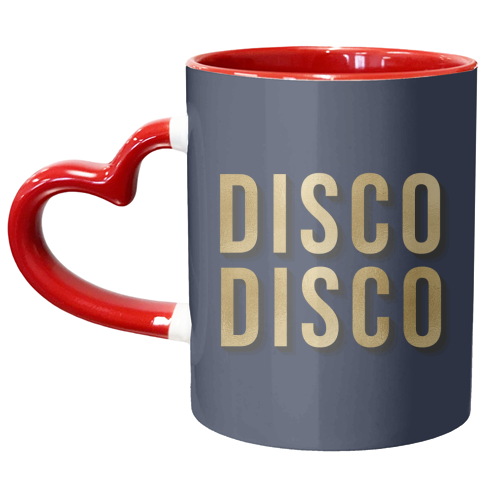Disco Disco Typography Print - unique mug by Kind of Simple Designs