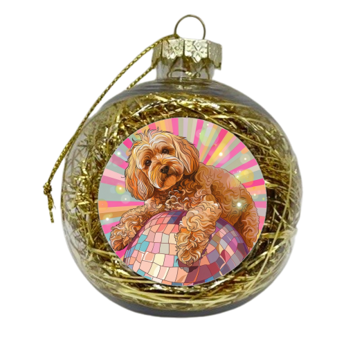 Disco Dog - xmas bauble by DejaReve