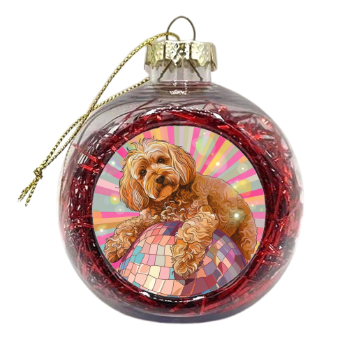 Disco Dog - xmas bauble by DejaReve