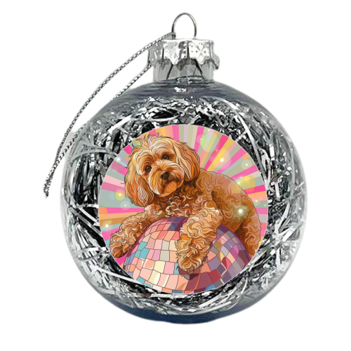 Disco Dog - xmas bauble by DejaReve
