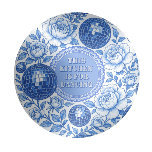 Disco Kitchen - Circle Sticker by Lilly Rose