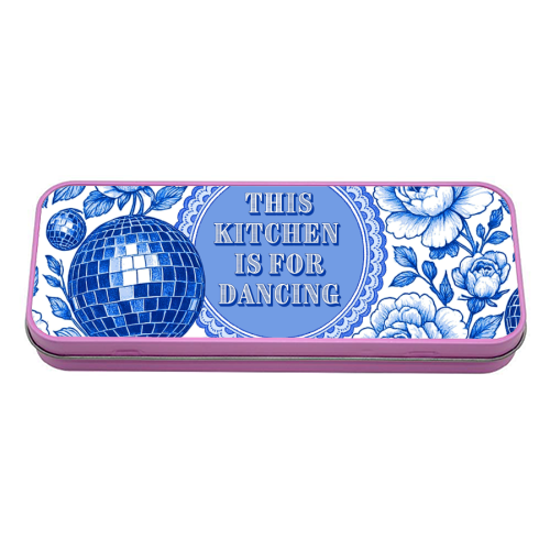 Disco Kitchen - tin pencil case by Lilly Rose