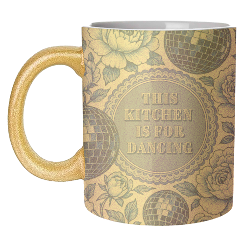 Disco Kitchen - unique mug by Lilly Rose