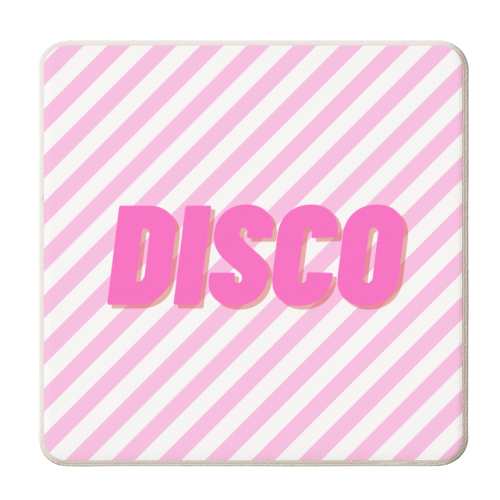 Disco - personalised beer coaster by Proper Job Studio