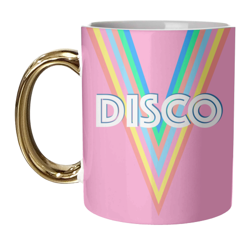 Disco Vibes - unique mug by Adam Regester