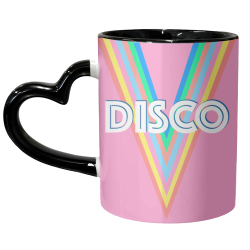 Disco Vibes - unique mug by Adam Regester