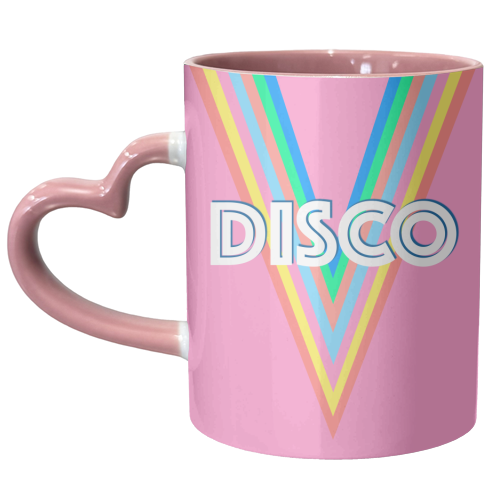 Disco Vibes - unique mug by Adam Regester