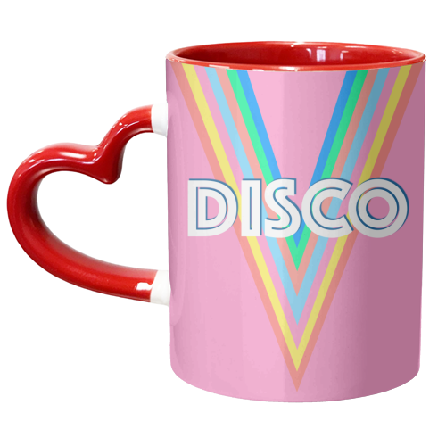 Disco Vibes - unique mug by Adam Regester
