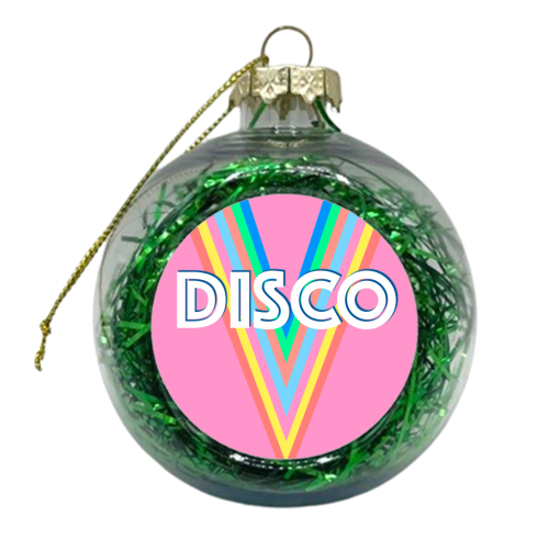 Disco Vibes - xmas bauble by Adam Regester