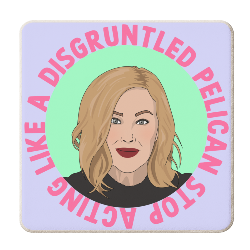 Disgruntled - personalised beer coaster by Pink and Pip