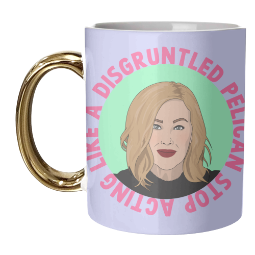 Disgruntled - unique mug by Pink and Pip