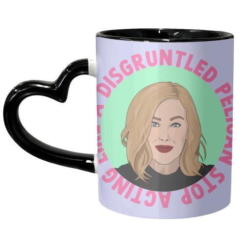 Disgruntled - unique mug by Pink and Pip
