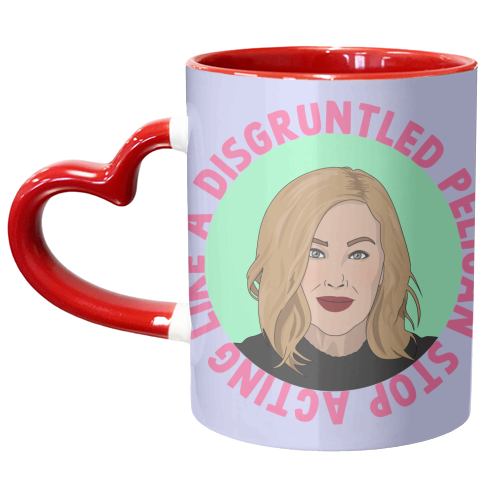 Disgruntled - unique mug by Pink and Pip