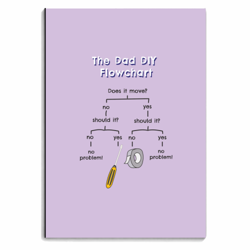 DIY Dad - personalised A4, A5, A6 notebook by Laura Lonsdale