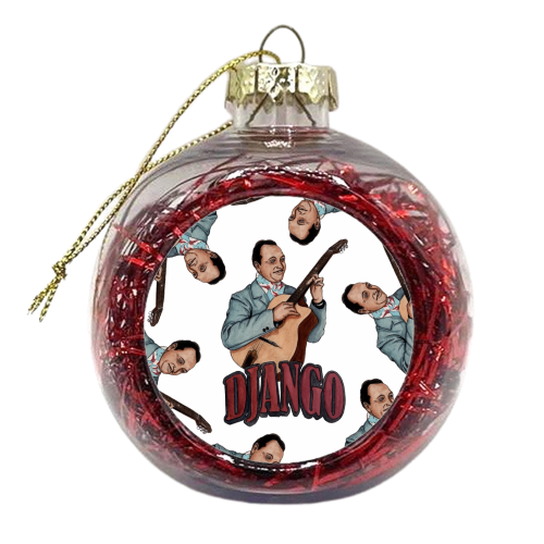 Django Reinhardt - xmas bauble by Daniel Cash