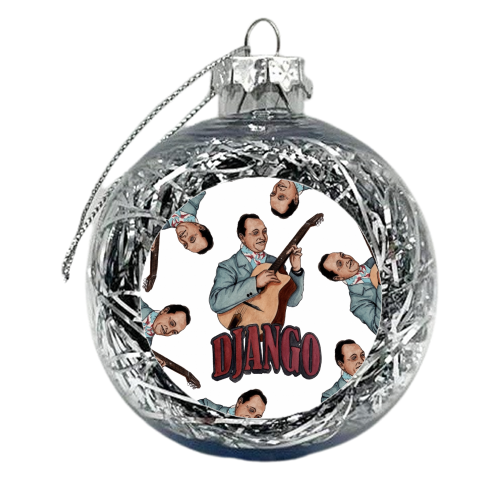 Django Reinhardt - xmas bauble by Daniel Cash