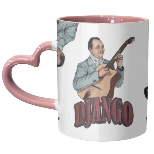 Django Reinhardt - unique mug by Daniel Cash