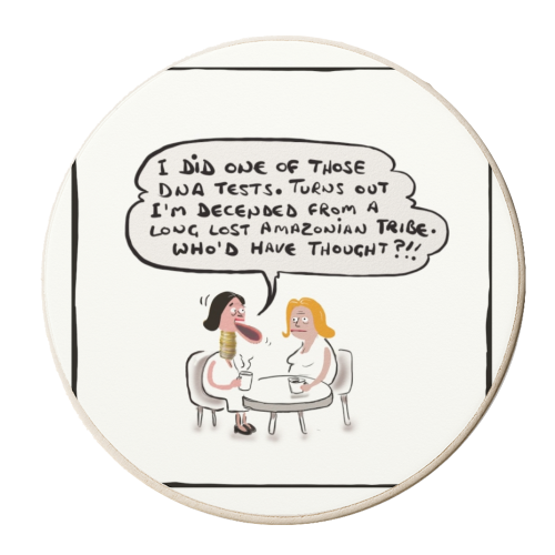 DNA Test - personalised beer coaster by David Black