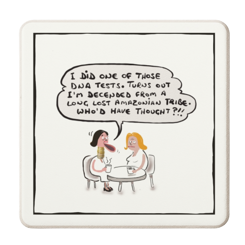 DNA Test - personalised beer coaster by David Black