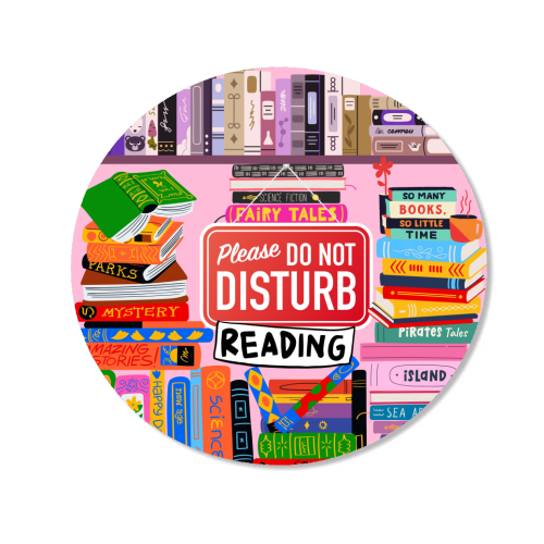 Do Not Disturb - Reading - Magnet by Lilly Rose
