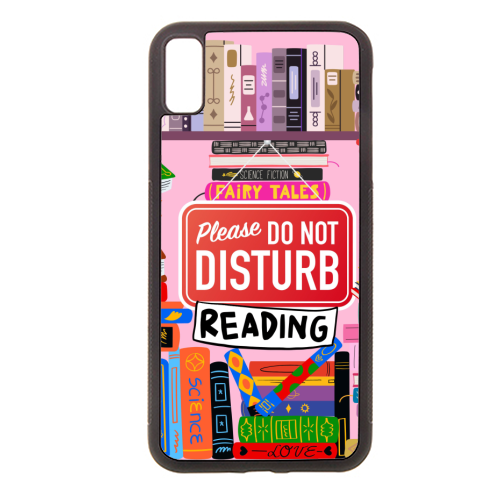 Do Not Disturb - Reading - stylish phone case by Lilly Rose