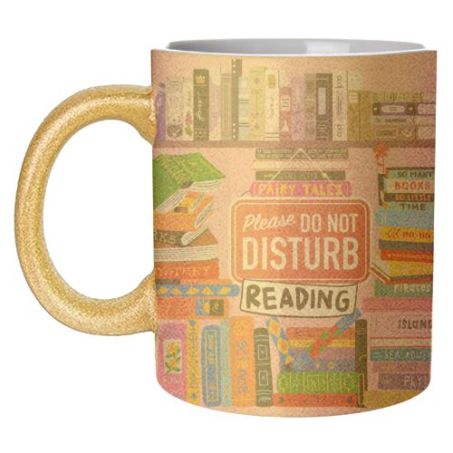 Do Not Disturb - Reading - unique mug by Lilly Rose