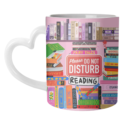 Do Not Disturb - Reading - unique mug by Lilly Rose