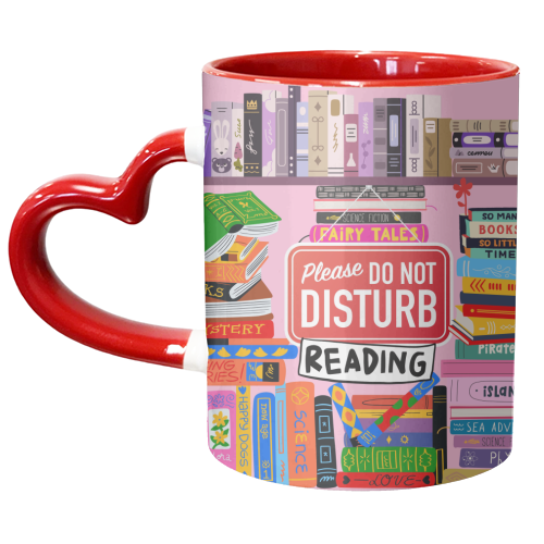 Do Not Disturb - Reading - unique mug by Lilly Rose