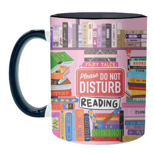 Do Not Disturb - Reading - unique mug by Lilly Rose
