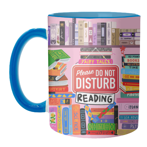 Do Not Disturb - Reading - unique mug by Lilly Rose