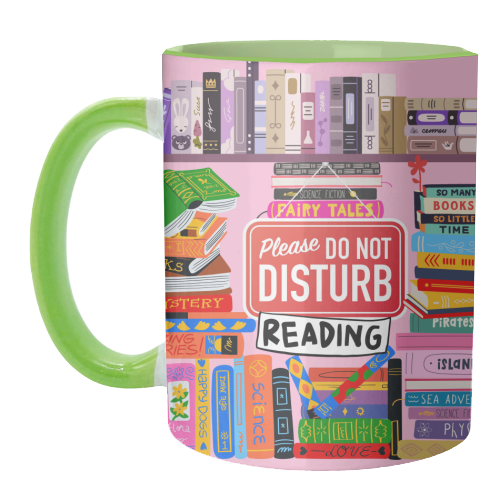 Do Not Disturb - Reading - unique mug by Lilly Rose