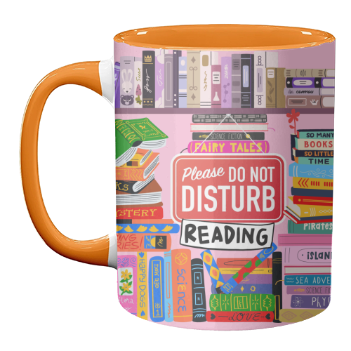 Do Not Disturb - Reading - unique mug by Lilly Rose