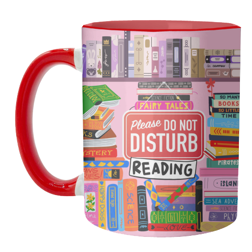 Do Not Disturb - Reading - unique mug by Lilly Rose