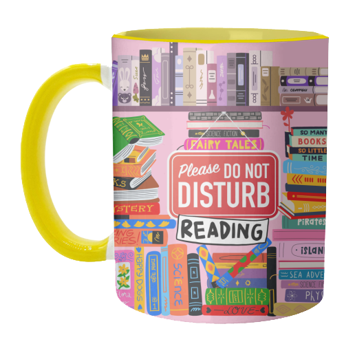 Do Not Disturb - Reading - unique mug by Lilly Rose
