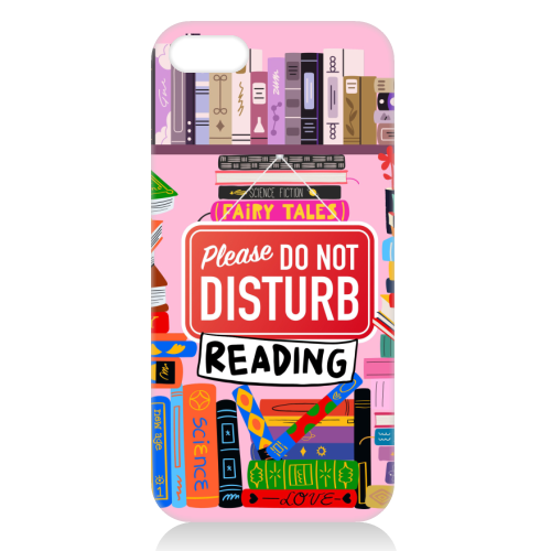 Do Not Disturb - Reading - unique phone case by Lilly Rose