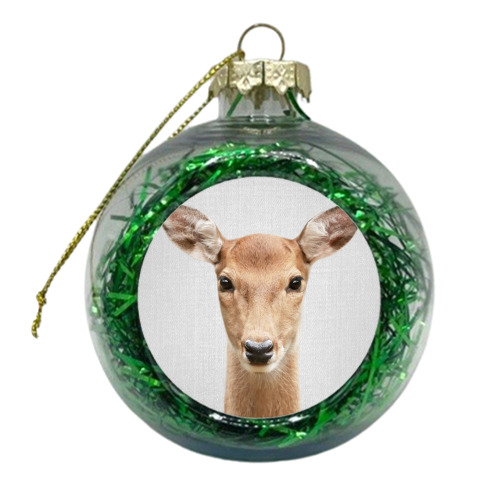 Doe - Colorful - xmas bauble by Gal Design