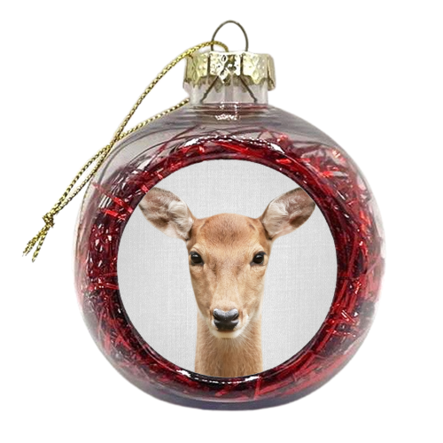 Doe - Colorful - xmas bauble by Gal Design