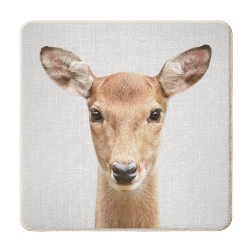 Doe - Colorful - personalised beer coaster by Gal Design