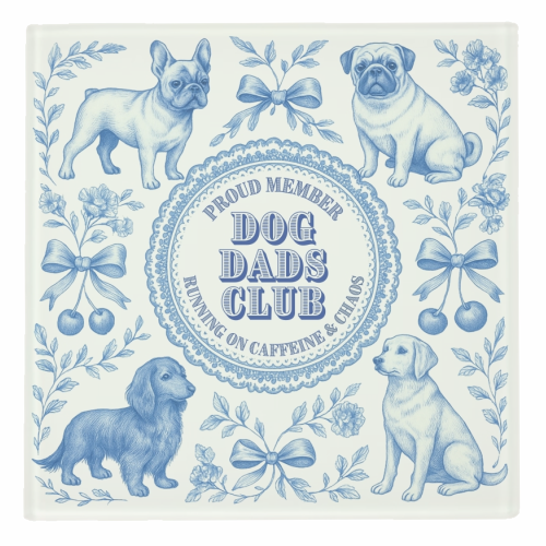 Dog Dads Club - personalised beer coaster by Lilly Rose