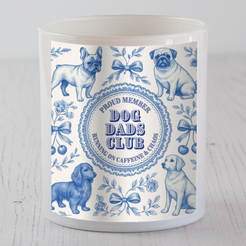 Dog Dads Club - scented candle by Lilly Rose