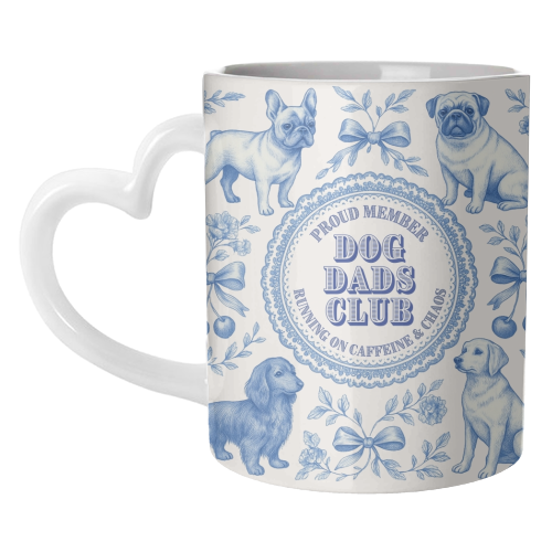 Dog Dads Club - unique mug by Lilly Rose