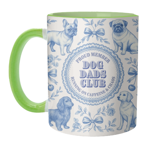 Dog Dads Club - unique mug by Lilly Rose
