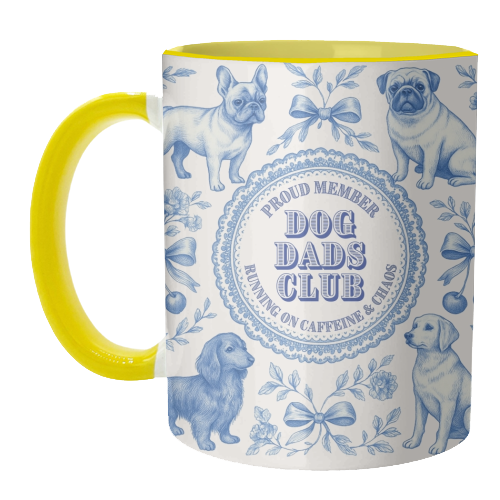 Dog Dads Club - unique mug by Lilly Rose