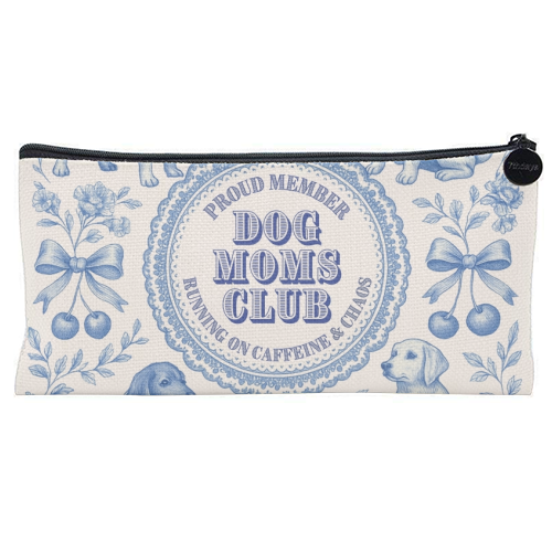 Dog Moms Club - For the Mom's - flat pencil case by Lilly Rose