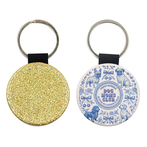 Dog Moms Club - For the Mom's - keyring by Lilly Rose